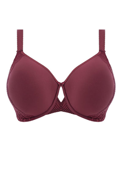 Elomi Charley Bandless Spacer Moulded Bra, Aubergine (EL4383)