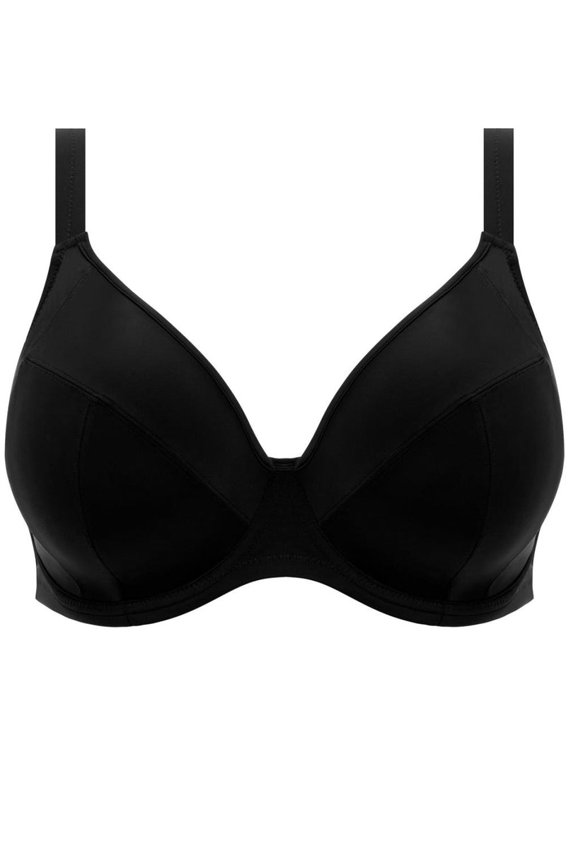 Elomi Essentials Underwired Bikini Swim Top, Black (ES7504)