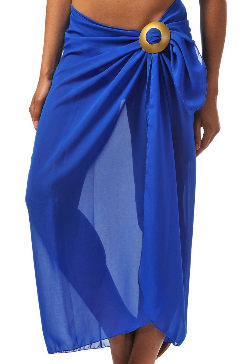 Rapz Long Georgette Pareo, Royal (4100G)