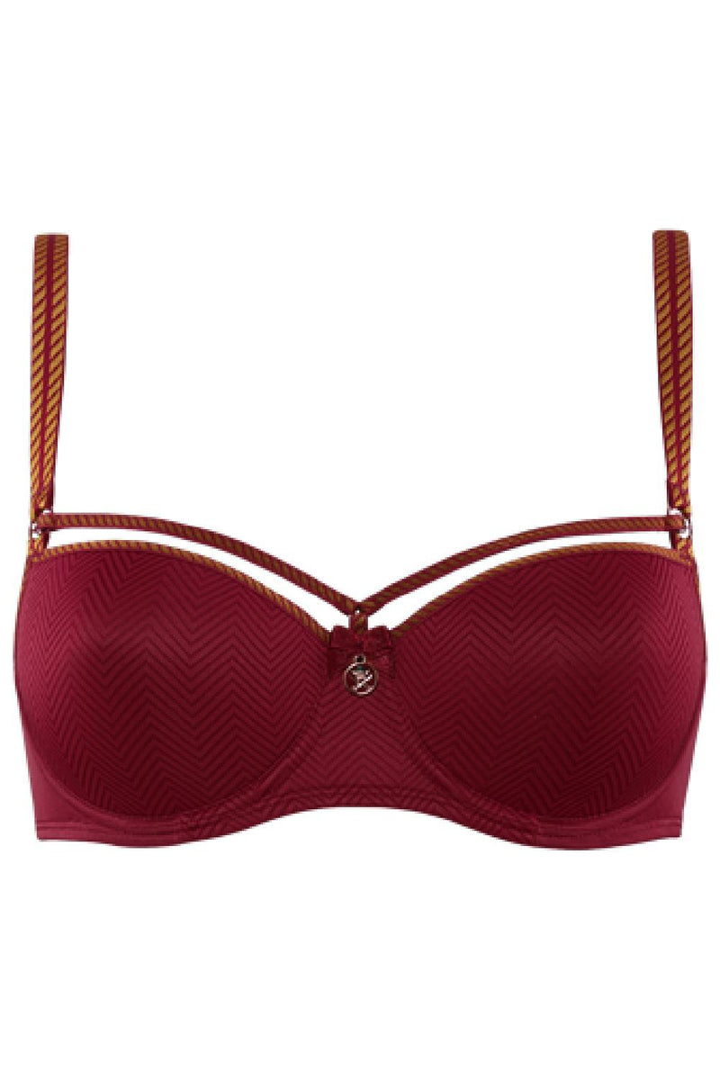 Space Odyssey Balcony Bra, Cups B-C, 35520 Rhubarb