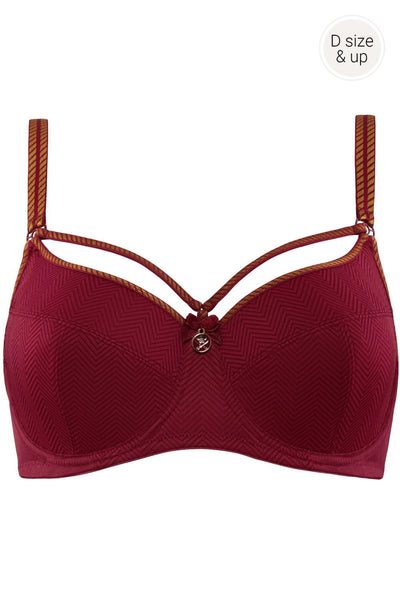 Marlies dekkers Space Odyssey Balcony Bra, Cups D-F,  355201 Rhubarb