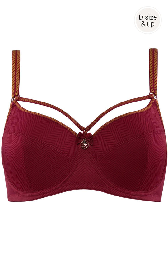 Marlies dekkers Space Odyssey Balcony Bra, Cups D-F,  355201 Rhubarb