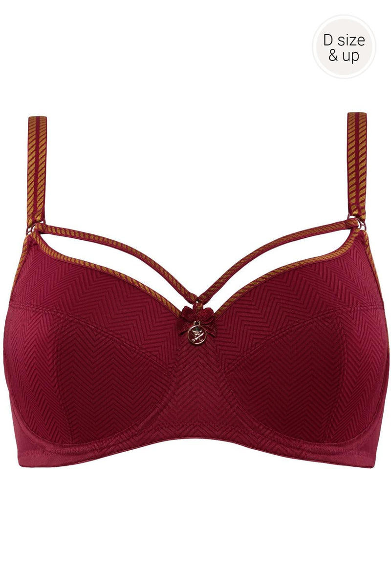 Marlies dekkers Space Odyssey Balcony Bra, Cups D-F,  355201 Rhubarb