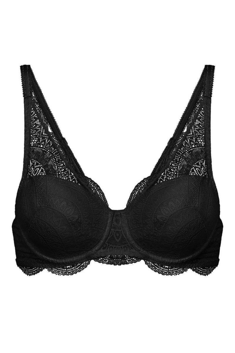 Simone Perele Karma Padded Half Cup Bra, Black (12V343)