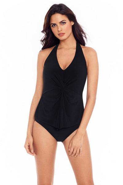 MAGICSUIT 
Magicsuit Twister Solid Mallory Top 6009951 Black
