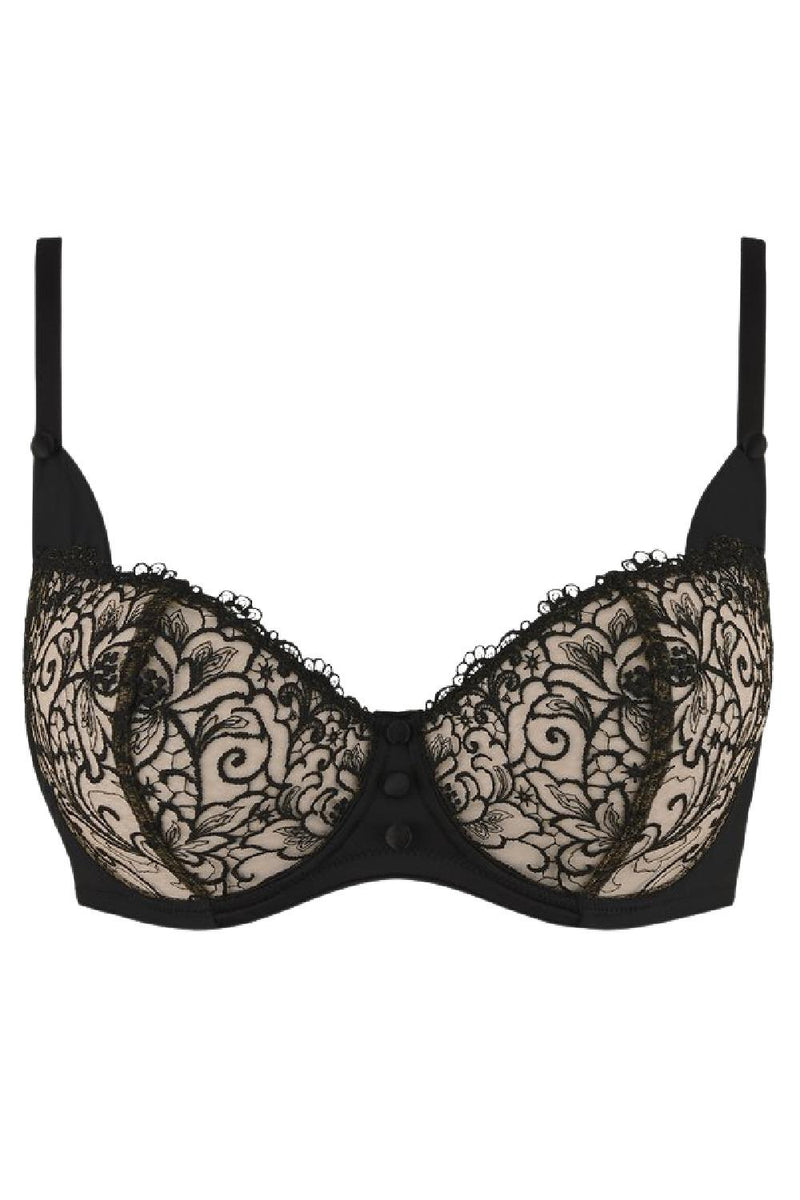 Aubade Half Cup Bra, Tuxedo (UCF14) KARL LAGERFELD X AUBADE
