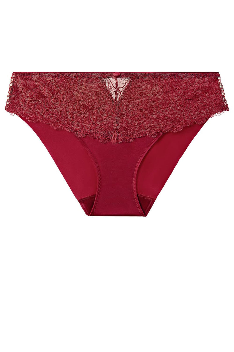Aubade Brazilian Brief, Red Rubis (UC22), KARL LAGERFELD X AUBADE