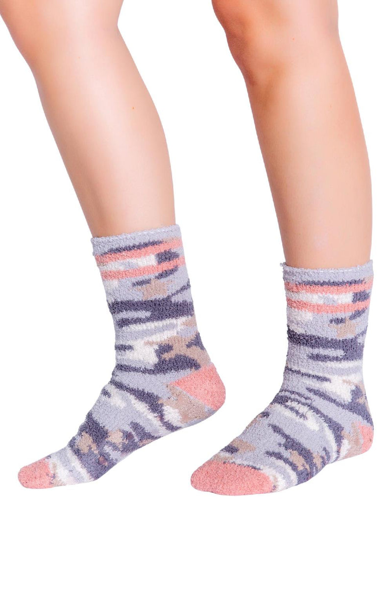PJ Salvage CAMO Fun Socks RZFX2-BLUSH