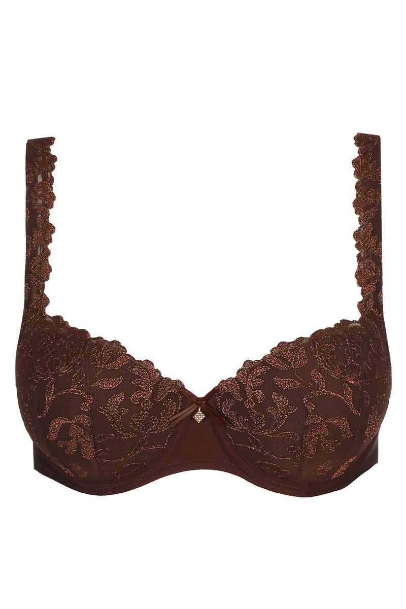 Marie Jo Serena Padded Balcony Bra, Chestnut (0102559)