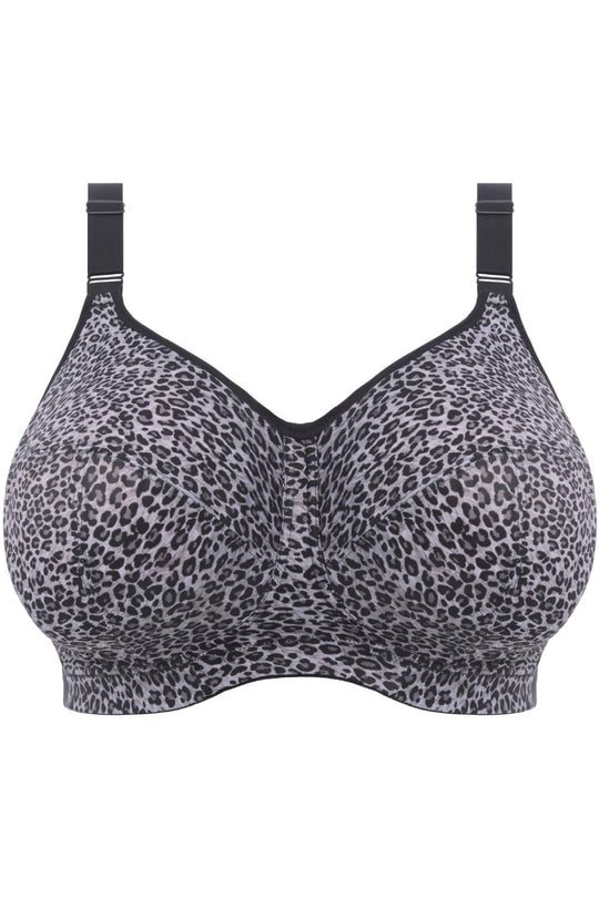Goddess Celeste Soft Cup Bra, Gray Leopard (GD6114)