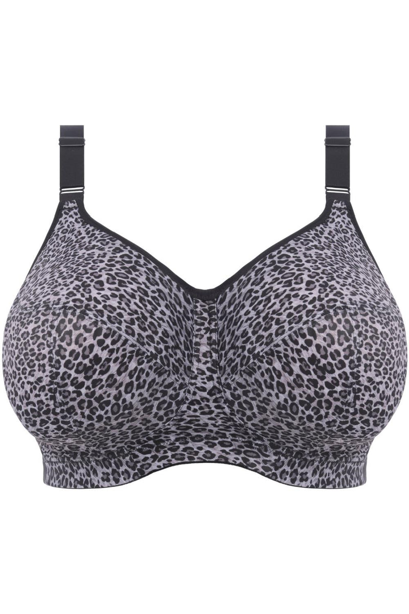 Goddess Celeste Soft Cup Bra, Gray Leopard (GD6114)