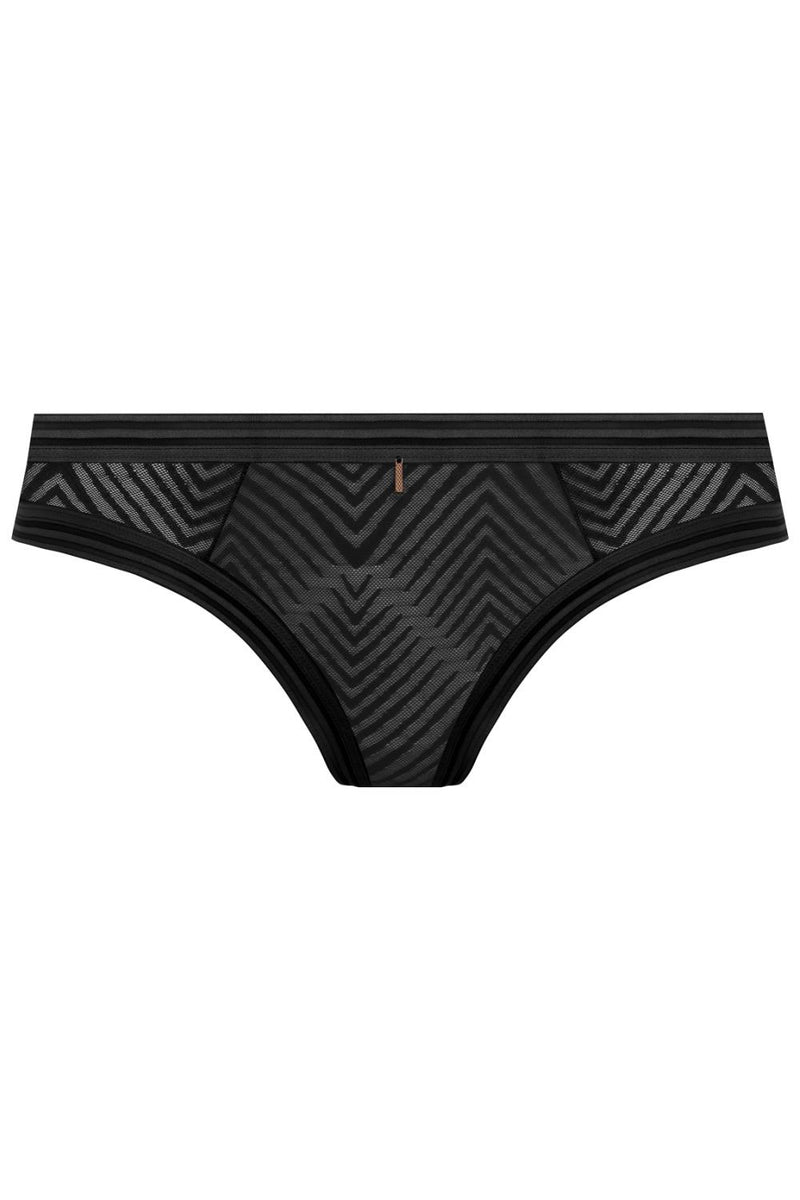 Freya Tailored Brazilian Panty, Black (AA401171)