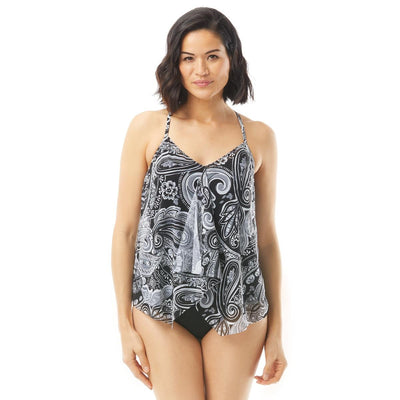 KERRY MESH LAYER TANKINI H59893