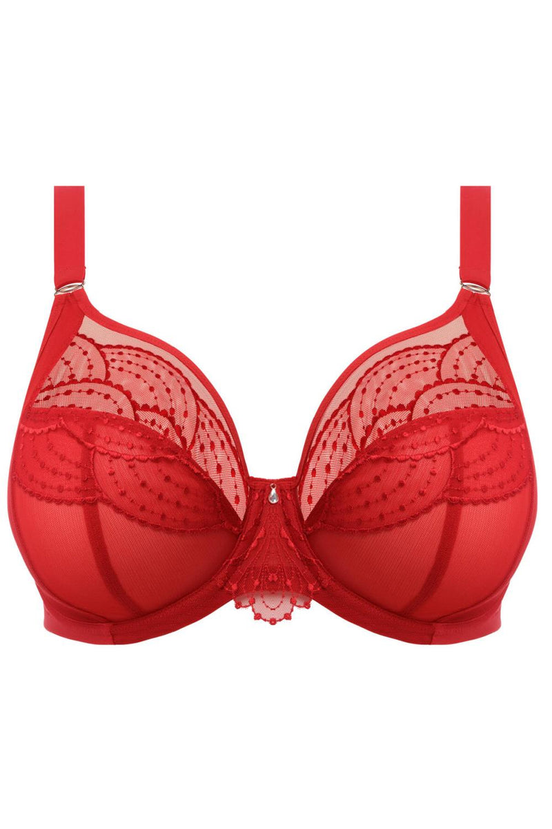Elomi Priya Plunge Bra, Haute Red (EL4550)
