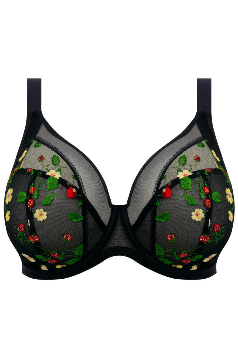 Elomi Samira Underwired Plunge Bra, Black (EL300902)