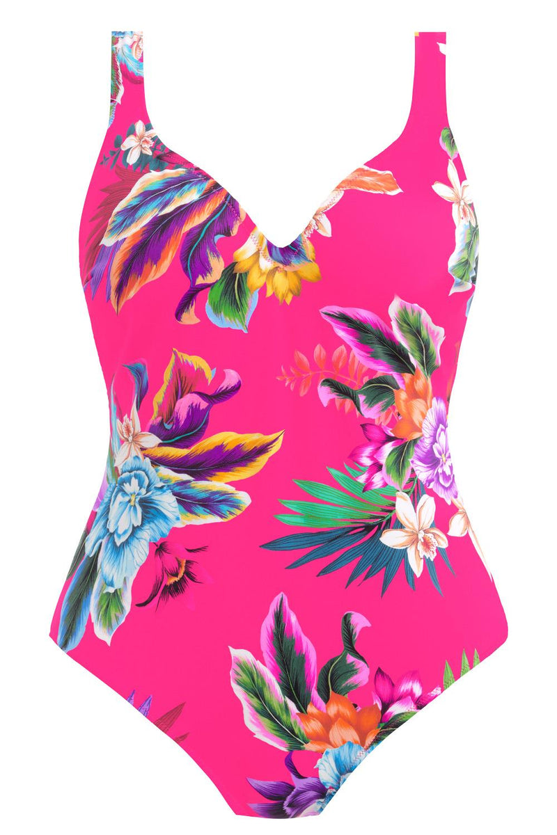 Fantasie Halkidiki V-Neck Swimsuit, Orchid (FS501939)