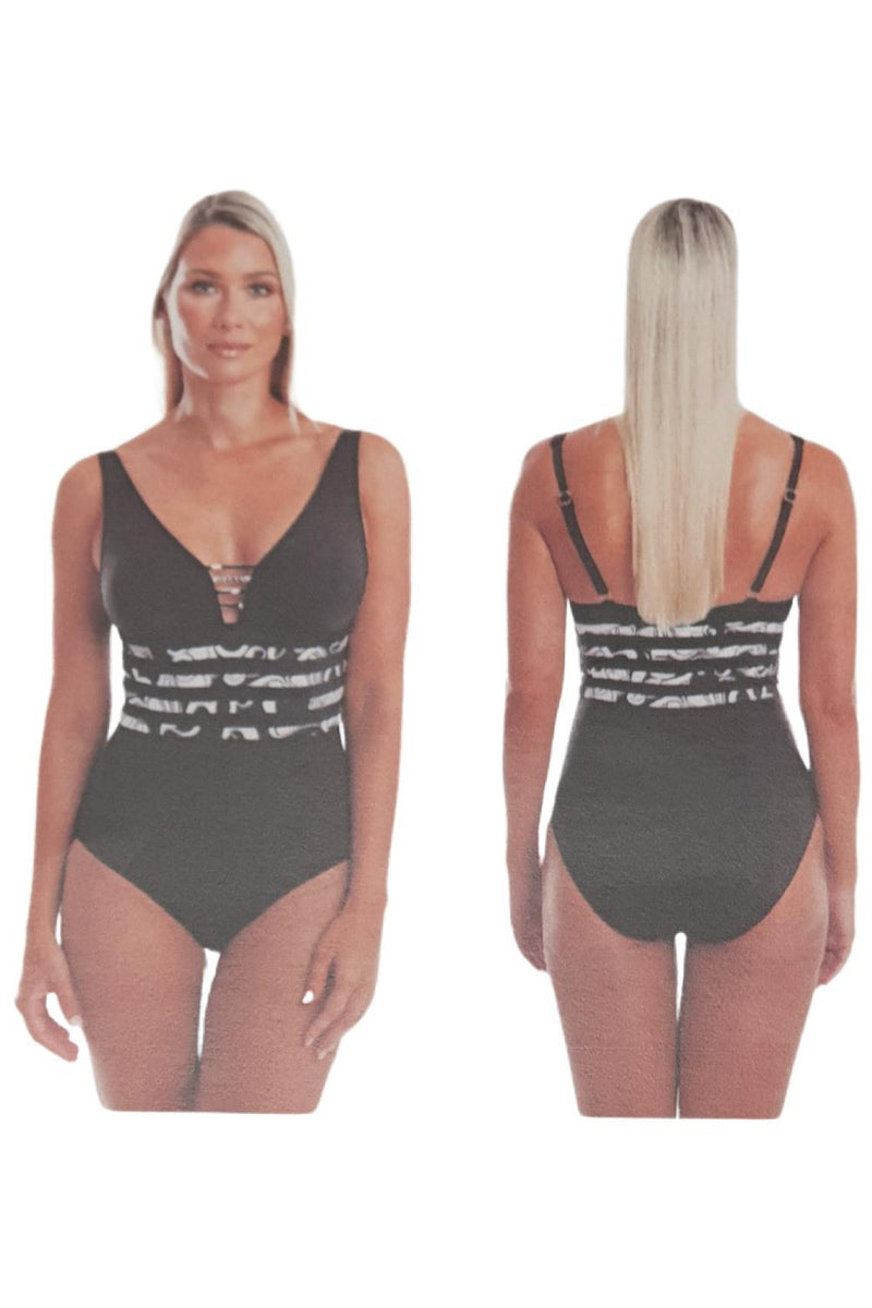 Togs INK V-Neck Binding Swimsuit 21P2104