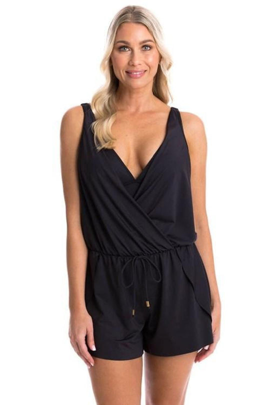 Togs Solid Romper One Piece, Black 21S0144