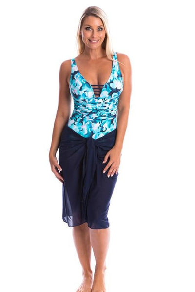 Togs Navy Mesh Sarong/Pareo 20AS213