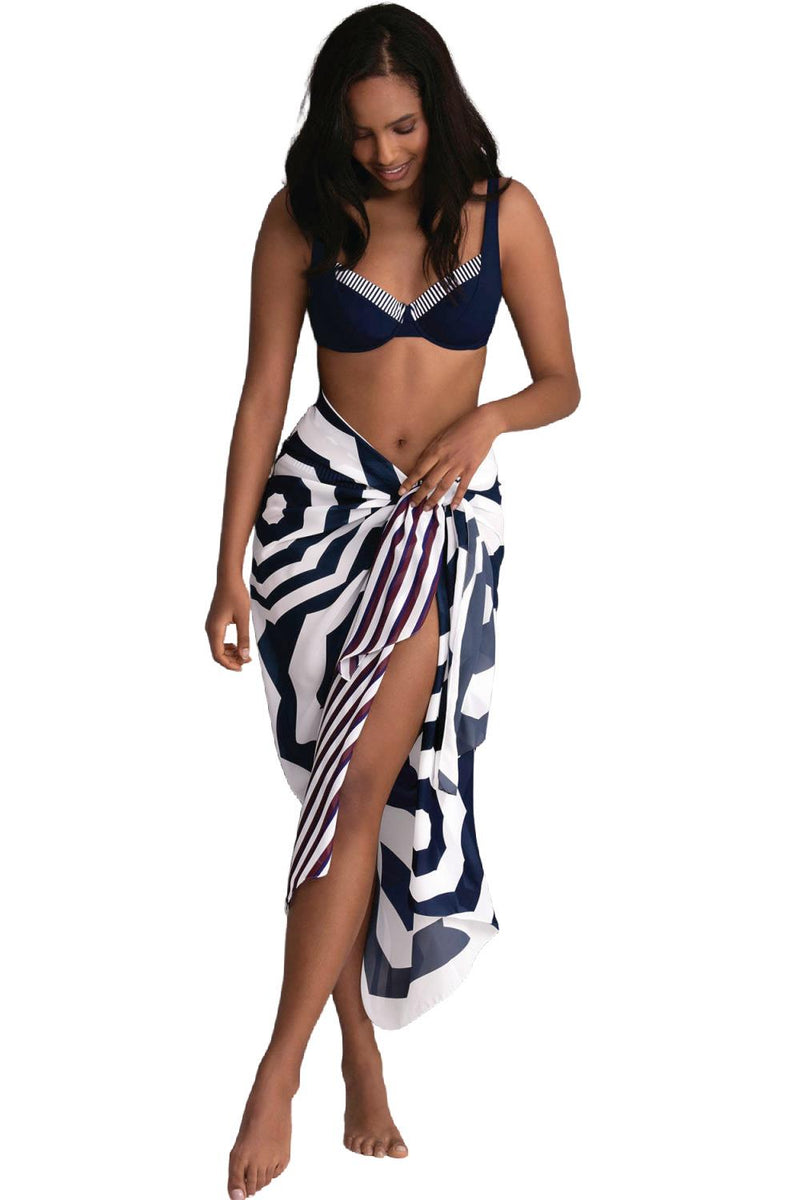 Anita MARO Pareo, Navy Blue/White (M28103)