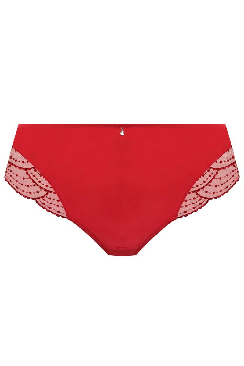 Elomi Priya Brazilian Brief, Haute Red (EL4557)