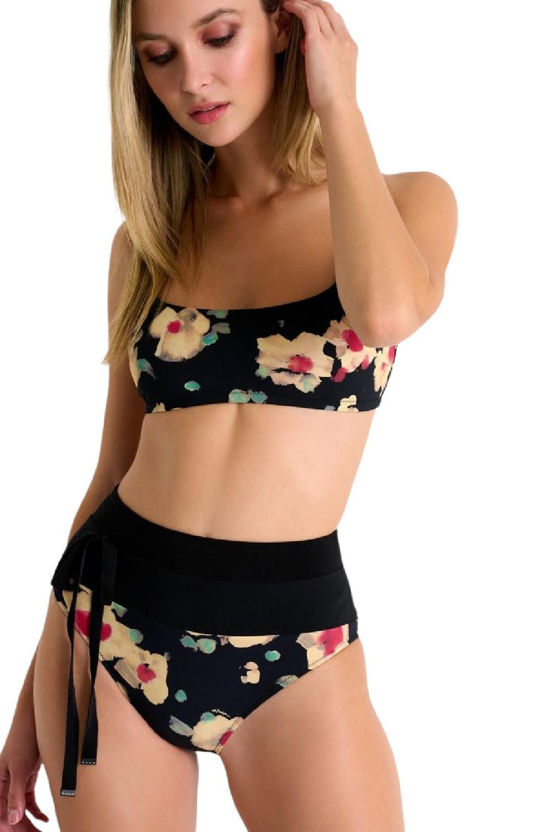 Shan Sakura Classic High Waist Bikini Bottom, Sakura (42260-37)