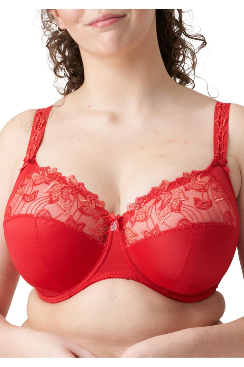 PrimaDonna Deauville Full Cup Bra, I - K Cup, Scarlet (0161815)