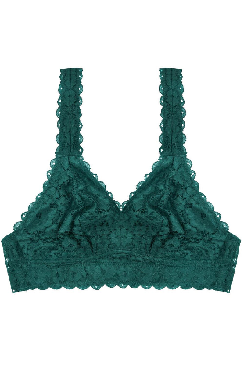Parfait Adriana Wire Free Lace Bralette P5482 Emerald – My Top Drawer