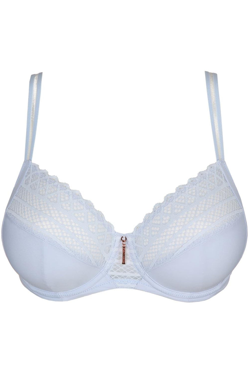 Prima Donna Twist East End Full Cup Wired Bra, Heather Blue (0141930)