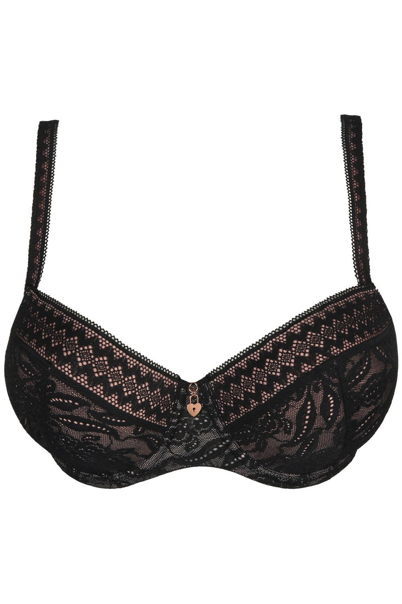 PrimaDonna Twist Palermo Balcony Vertical Seam Bra, Black (0142092)