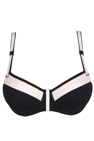 PrimaDonna Swim Istres Balcony Bikini Top, Black (4008516)