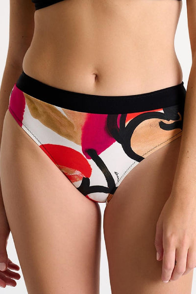 Shan Frida Mid-high Waist Bikini Bottom, Frida (42260-36)