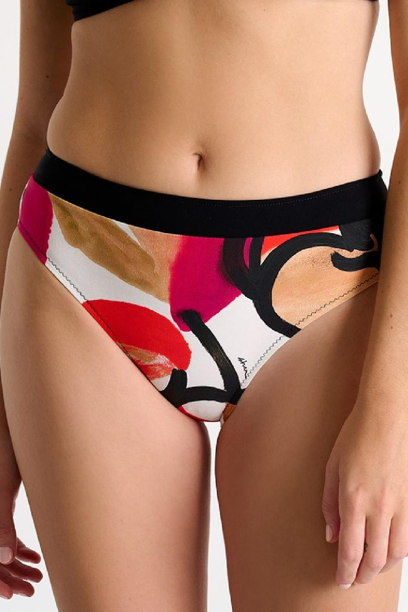 Shan Frida Mid-high Waist Bikini Bottom, Frida (42260-36)