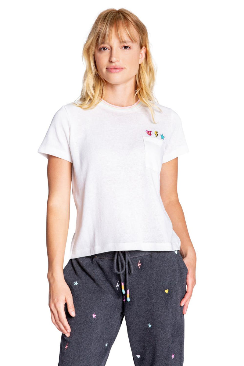 PJ Salvage One Love Short Sleeve T-shirt RCOLT-IVORY