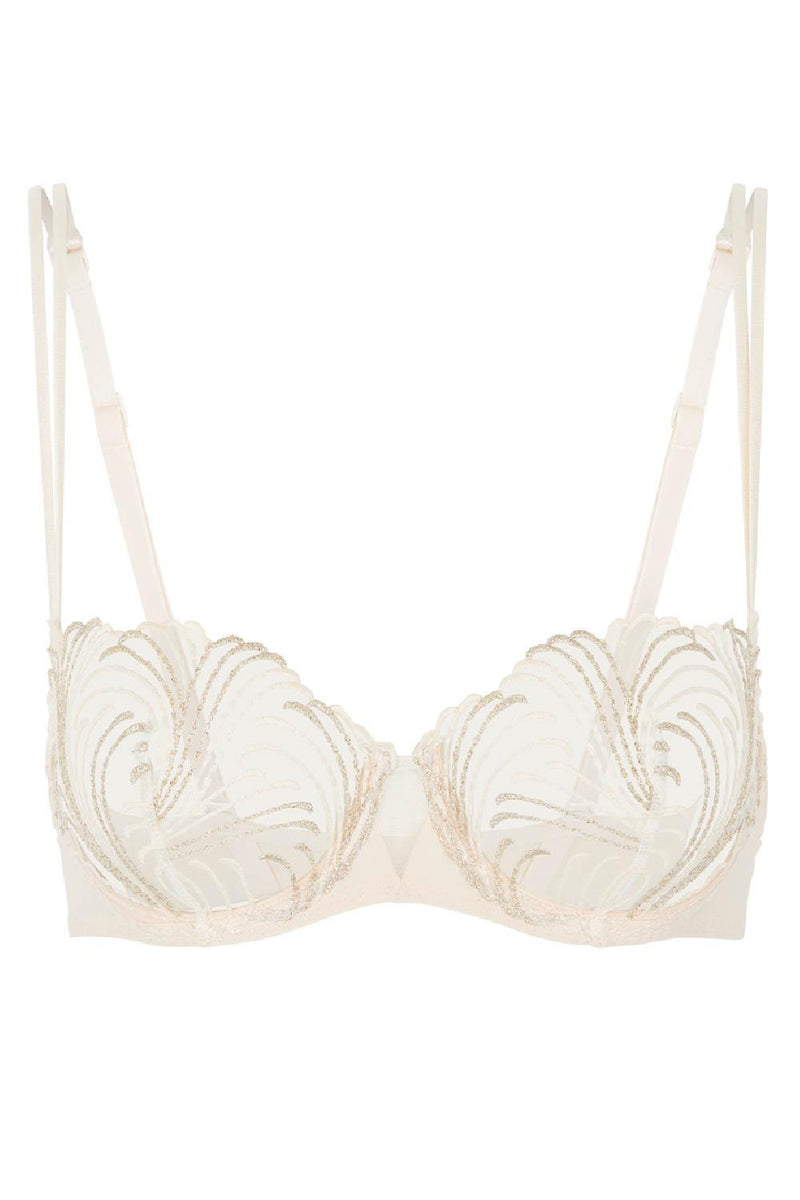 Simone Perele Nuance Sheer Demi Bra, Pearl (12N330)