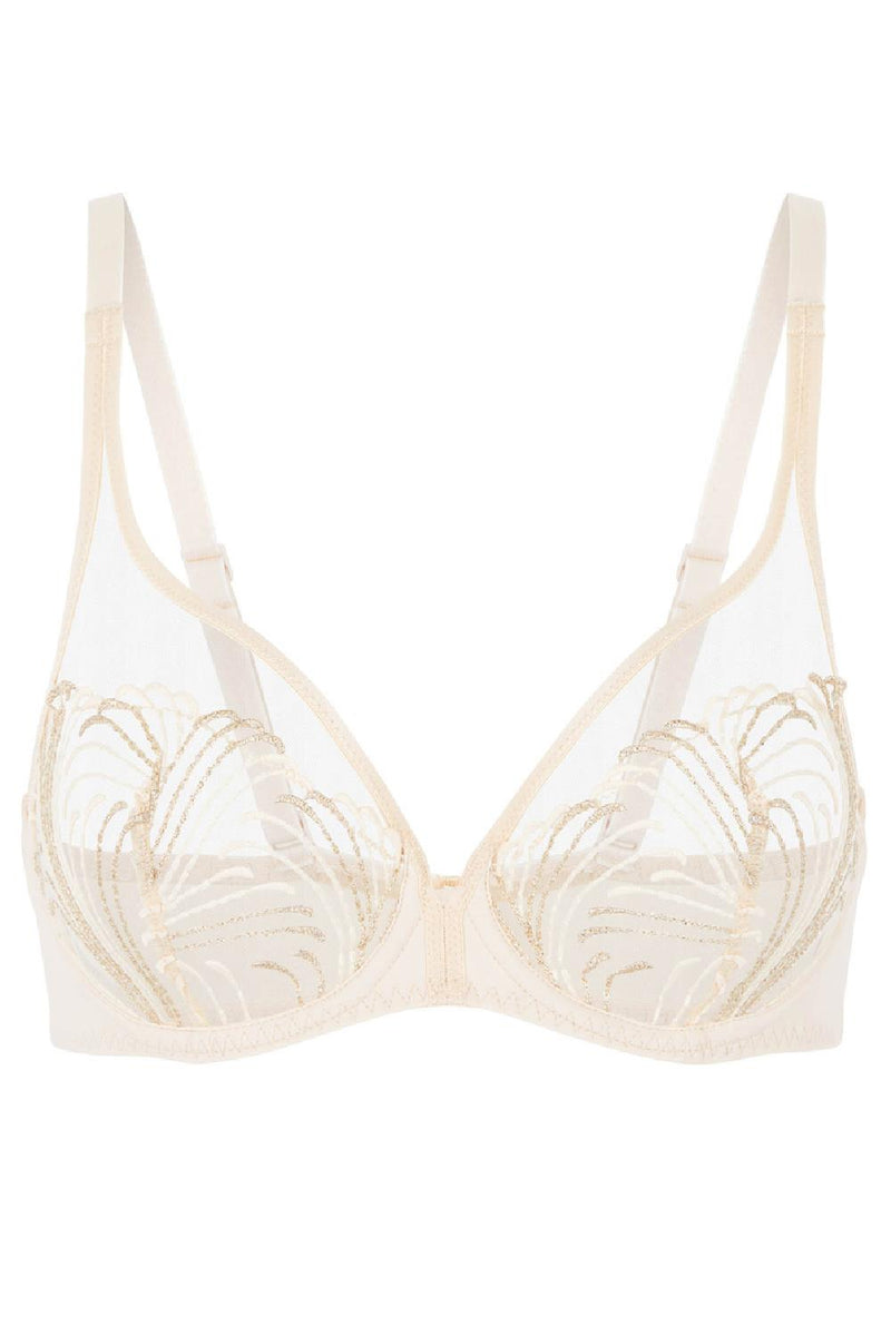 Simone Perele Nuance Full Coverage Plunge Bra, Pearl (12N319)