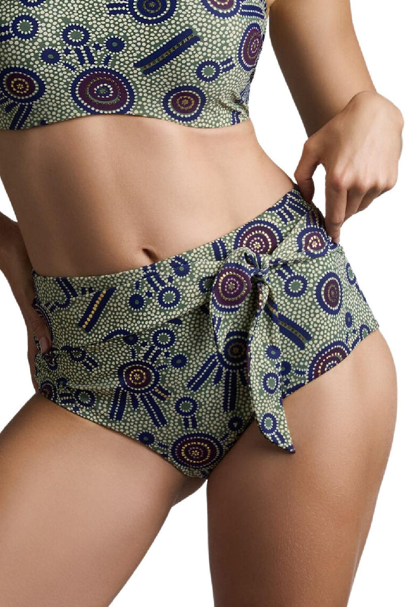 Marlies Dekkers Star Coral High Waist Swim Brief 35753