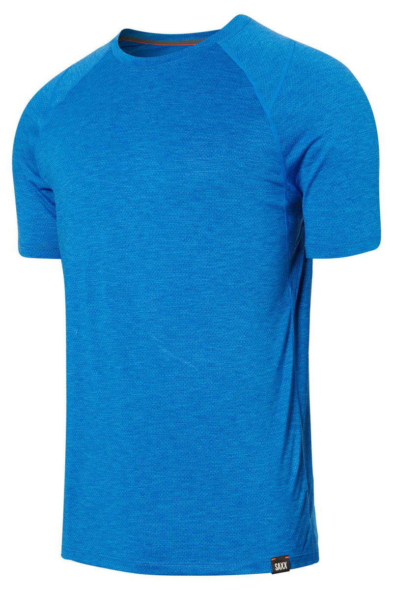 SAXX Aerator All Day Short Sleeve T-Shirt SXST14-PBH (Peak Blue Heather)