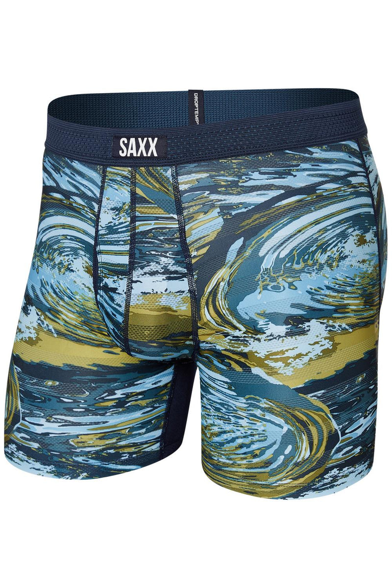 SAXX Hot Shot Boxer Brief SXBB09F-WCI (Water Camo-Dark Ink)