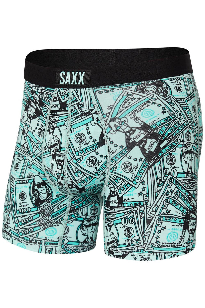 SAXX Vibe Boxer Brief SXBM35-CHG (Cold Hard Cash-Ice Green)