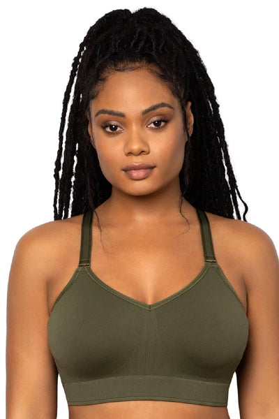 Curvy Couture Smooth Seamless Comfort Wireless Longline Bra-1332, Xx-large,  Brown Brown • Price »