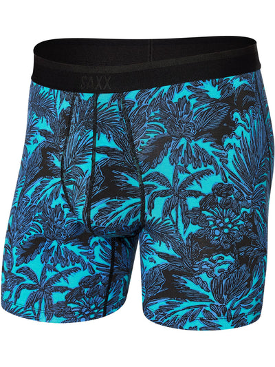 SAXX Platinum Boxer Brief SXBB42F-LTB (Lush Tropics-Racer Blue)