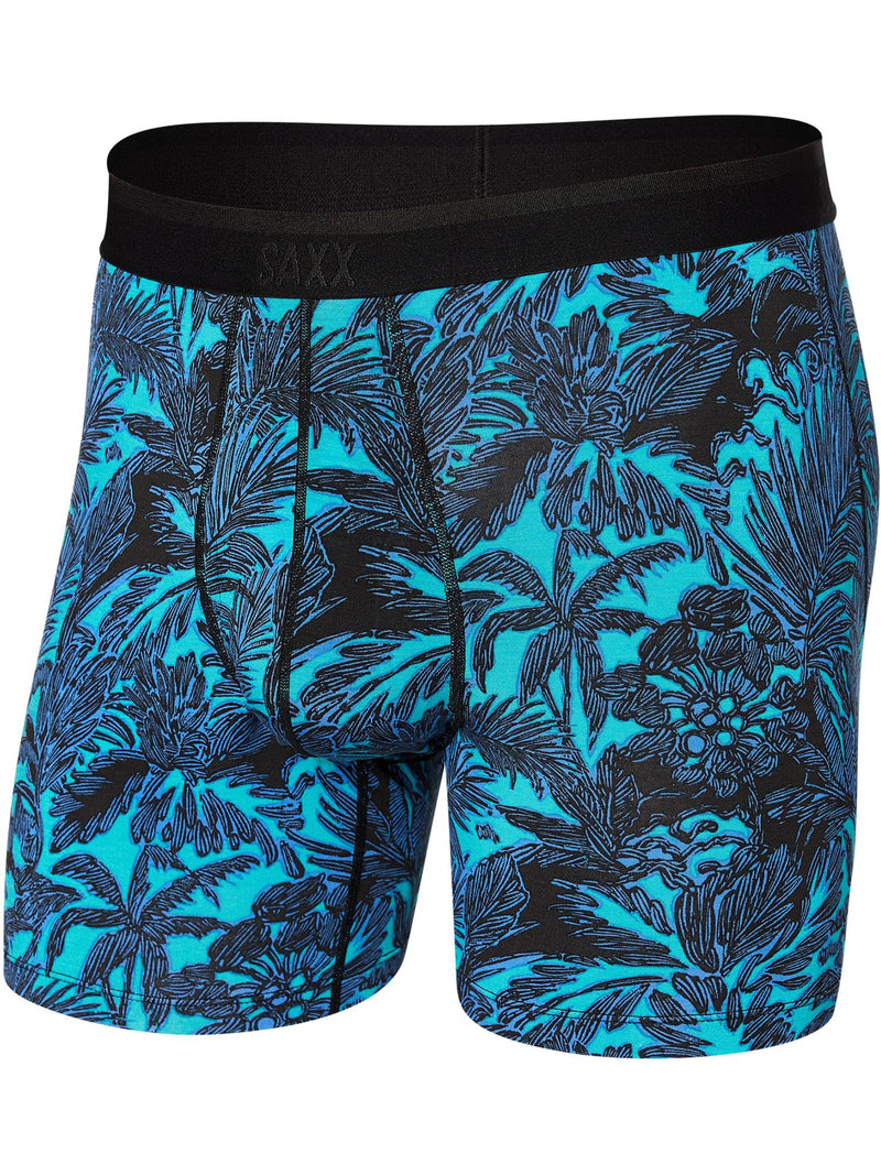 SAXX Platinum Boxer Brief SXBB42F-LTB (Lush Tropics-Racer Blue)