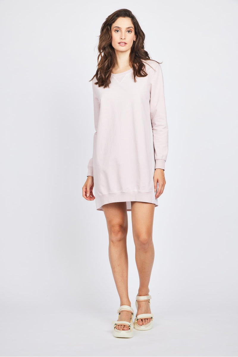 Pistache Crepe Back Dress, Ballet (R1306)