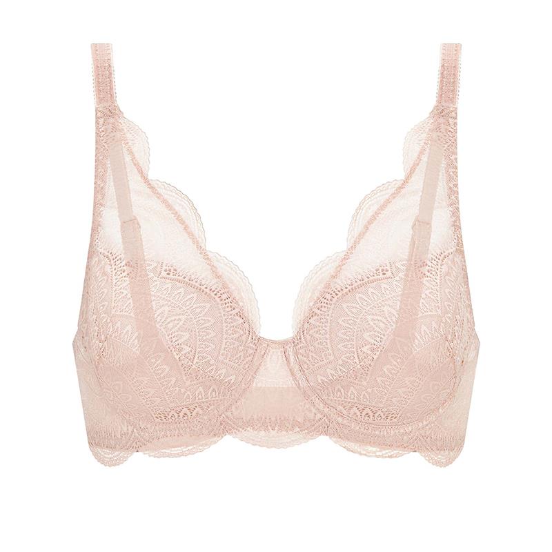 Simone Perele Karma Padded Half Cup Bra, Peau rosée (12V343)