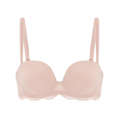 Simone Perele Karma Strapless Plunge Bra, Peau rosée (12V302)