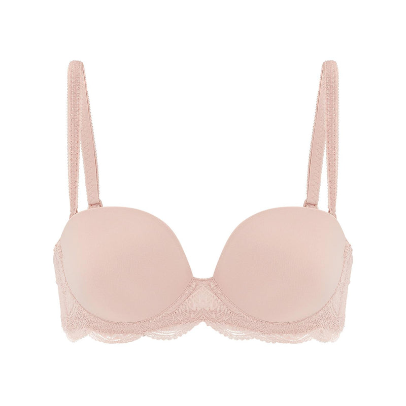 Simone Perele Karma Strapless Plunge Bra, Peau Rosée (12V302)