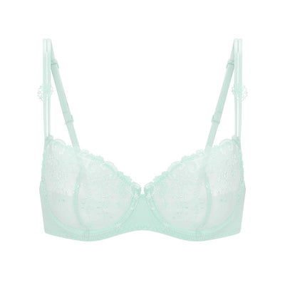 Simone Perele DELICE Sheer Demi Bra, Sea Green (12X330)