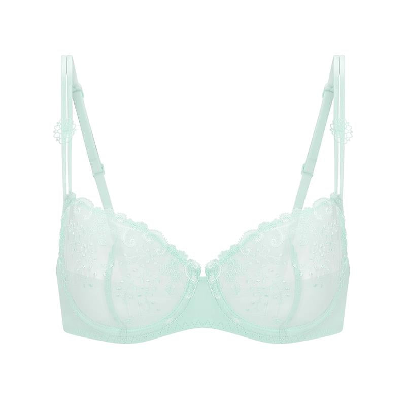 Simone Perele DELICE Sheer Demi Bra, Sea Green (12X330)