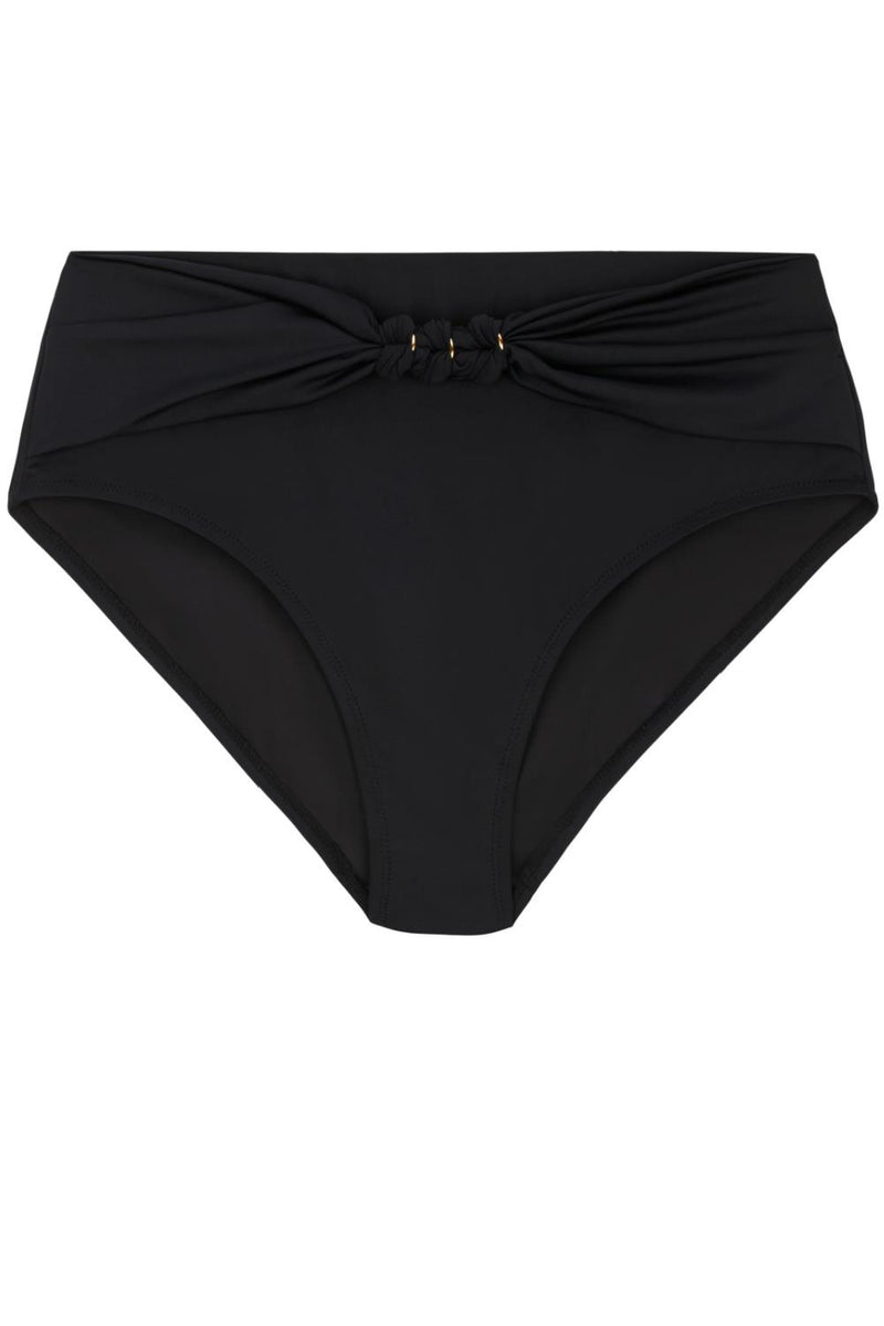 Aubade Ocean Cruise High-waist Swim Brief, Black (IR24)